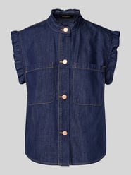 Regular Fit Jeansbluse mit Rüschen von More & More - 32