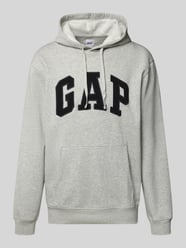 Bluza z kapturem z logo i kieszenią kangurką od GAP - 24