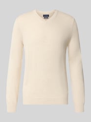 Gebreide pullover van wolmix met v-hals van Christian Berg Men - 1
