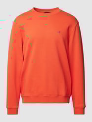 Sweatshirt mit Logo-Detail Modell 'balis' von Napapijri Orange - 8