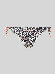 Figi bikini o kroju slim fit z kwiatowym nadrukiem na całej powierzchni model 'Jaka' od Banana Moon - 27