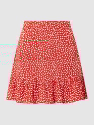 Minirock mit Allover-Muster Modell 'Nya'  von Pieces Rot - 19