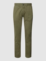 Chinosy z wyhaftowanym logo model ‘Stig’ od Marc O'Polo Zielony - 19
