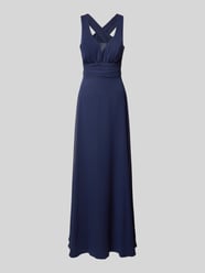 Abendkleid mit Herz-Ausschnitt von TROYDEN COLLECTION Blau - 46