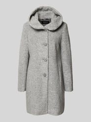 Lange jas met capuchon en knoopsluiting, model 'STELLA' van Milo Coats - 30