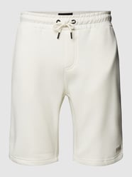 Sweatshorts mit elastischem Bund von Blend Beige - 36