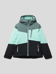 Funktionsjacke mit Colour-Blocking-Design von Killtec Türkis - 19