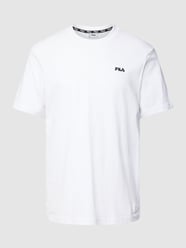 T-Shirt mit Rundhalsausschnitt Modell 'BERLOZ' von FILA Weiß - 10