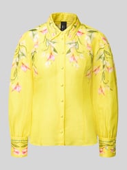 Bluse aus Leinen-Mix mit Knopfleiste von Marc Cain - 4