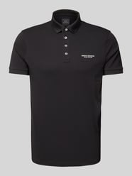 Poloshirt mit Label-Print von ARMANI EXCHANGE Schwarz - 7