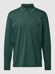 Poloshirt mit Streifenmuster von RAGMAN Grün - 8