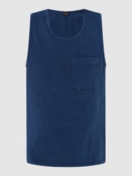 Loose Fit Tanktop aus Baumwolle Modell 'Phillip' von Strellson Blau - 44