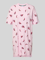 Nachthemd met relaxed fit van katoenmix van Mey Fuchsia - 13