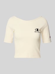 Fitted fit kort shirt met labelstitching van CHAMPION - 4