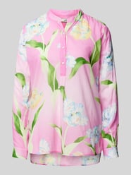 Blouseshirt met bloemenmotief, model 'Janice' van 0039 Italy Roze - 34