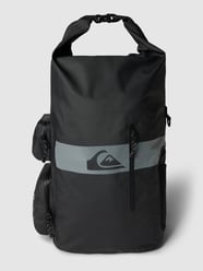 Rucksack mit Label-Print Modell 'EVENING SESH' von Quiksilver Grau / Schwarz - 45