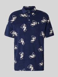 Regular Fit Poloshirt mit Motiv-Print Modell 'TERRY' von Polo Ralph Lauren Blau - 18