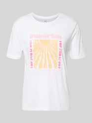Regular Fit T-Shirt aus reiner Baumwolle Modell 'HENNY LIFE' von Only - 1