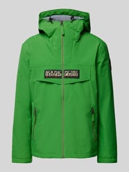 Jacke mit Label-Patch Modell 'RAINFOREST' von Napapijri Grün - 15