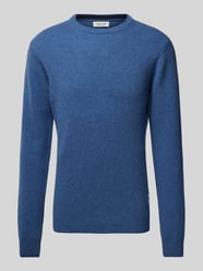 Strickpullover mit Strukturmuster Modell 'Karl' von Casual Friday Blau - 18