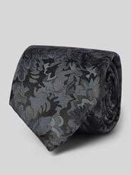 Krawat jedwabny męski JOOP! Collection;Czysty jedwab;Klasyczny fason;Fakturowany wzór;Detal z logo;Szerokość w rozmiarze 1: 8 cm od JOOP! Collection - 10