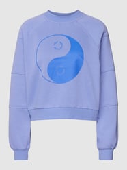 Sweatshirt met motiefprint van Noisy May Blauw - 34