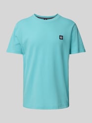 T-Shirt mit Strukturmuster und Rundhalsausschnitt von Lerros - 10