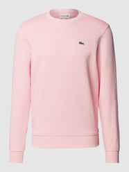 Sweatshirt mit Label-Patch von Lacoste Pink - 7