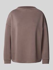 Sweatshirt mit Stehkragen von Fynch-Hatton Braun - 48