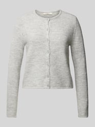 Strickjacke mit Knopfleiste von Gina Tricot Grau - 41