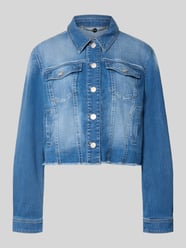 Cropped Jeansjacke mit Fransen von Marc Cain - 16