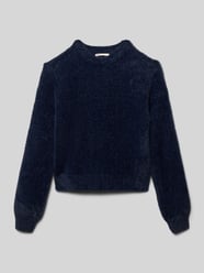 Sweter o kroju regular fit z obniżonymi ramionami model ‘NEWPIUMO’ od Only - 7