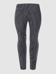 PLUS SIZE Tight Fit High Rise Sportleggings in 7/8-Länge  von Adidas Sportswear Plus Grau / Schwarz - 13
