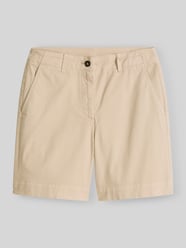 Szorty chino w kroju regular fit z mieszanki bawełny od Marc O'Polo - 31