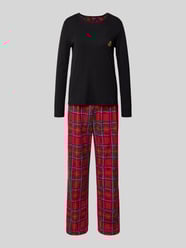 Regular fit pyjama met borstzak van Lauren Ralph Lauren - 4