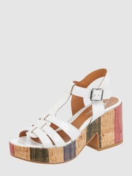 Sandalen van lakleer van ALPE Wit - 15