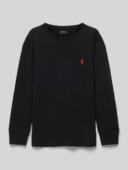 Longsleeve mit Label-Stitching von Polo Ralph Lauren Teens Schwarz - 22