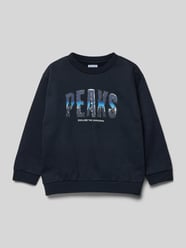 Sweatshirt mit Statement-Print von Mayoral Blau - 8