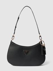 Handtasche mit Label-Detail Modell 'NOELLE' von Guess Grau / Schwarz - 9