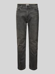 Regular fit jeans in 5-pocketmodel van camel active Grijs / zwart - 3