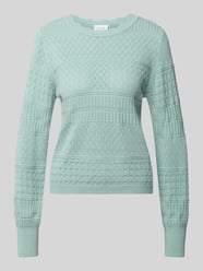 Sweter z mieszanki wiskozy w kroju regular fit model 'Milos' od VILA - 32