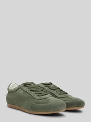 Sneaker aus echtem Veloursleder mit Logo-Prägung von BOSS - 2