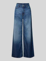 Jeansy z szerokimi nogawkami w 5 kieszeni model 'BELLFLOWER' od GUESS - 14