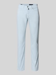 Spodnie w kroju tapered fit z kieszeniami w szwach model 'Lyon' od Pierre Cardin - 48