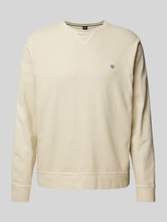 Sweatshirt mit Label-Details von Lerros Beige - 1