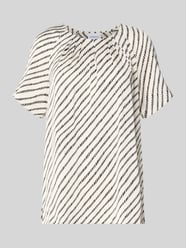 Blusenshirt mit Schlüsselloch-Ausschnitt von COMMA - 42