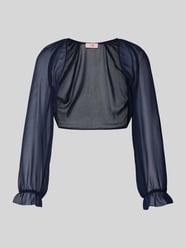 Relaxed Fit Bolero in semitransparentem Design von VM by Vera Mont - 41