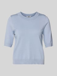 Strickshirt mit Rundhalsausschnitt Modell 'Carla' von mbyM - 6