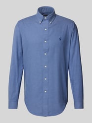 Custom Fit Freizeithemd mit Button-Down-Kragen von Polo Ralph Lauren Blau - 30