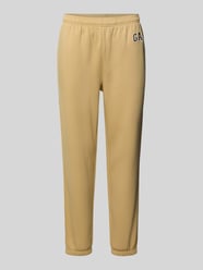 sweatpants met elastische band van GAP Beige - 14